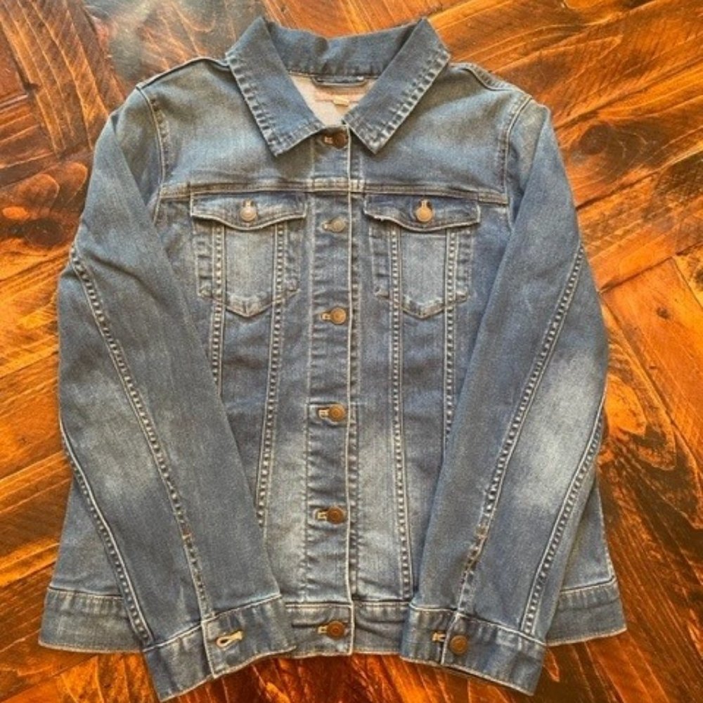 Garnett Hill Jean Jacket (Size 12)
